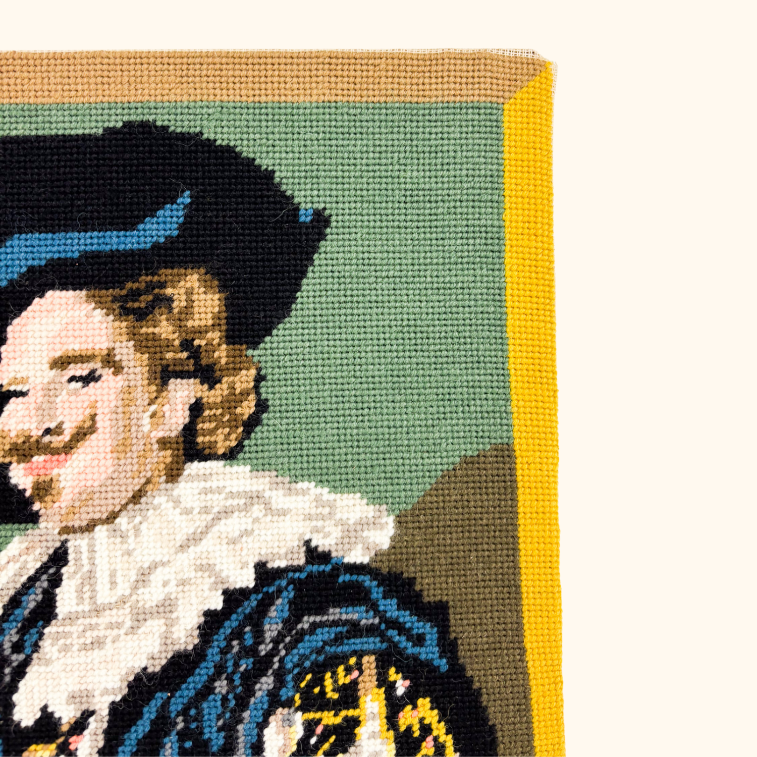 The Laughing Cavalier Frans Hal Needlepoint Wall Art Sunshine Thrift