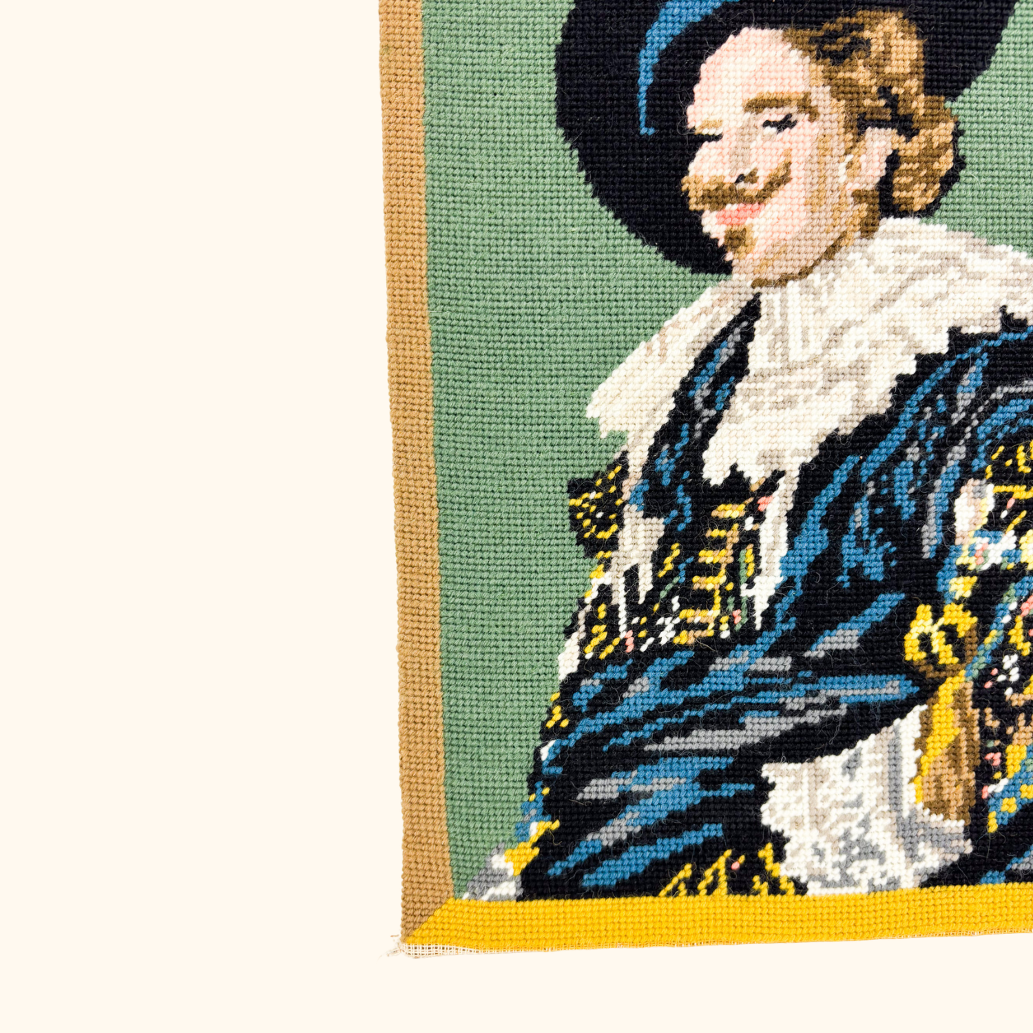The Laughing Cavalier Frans Hal Needlepoint Wall Art Sunshine Thrift
