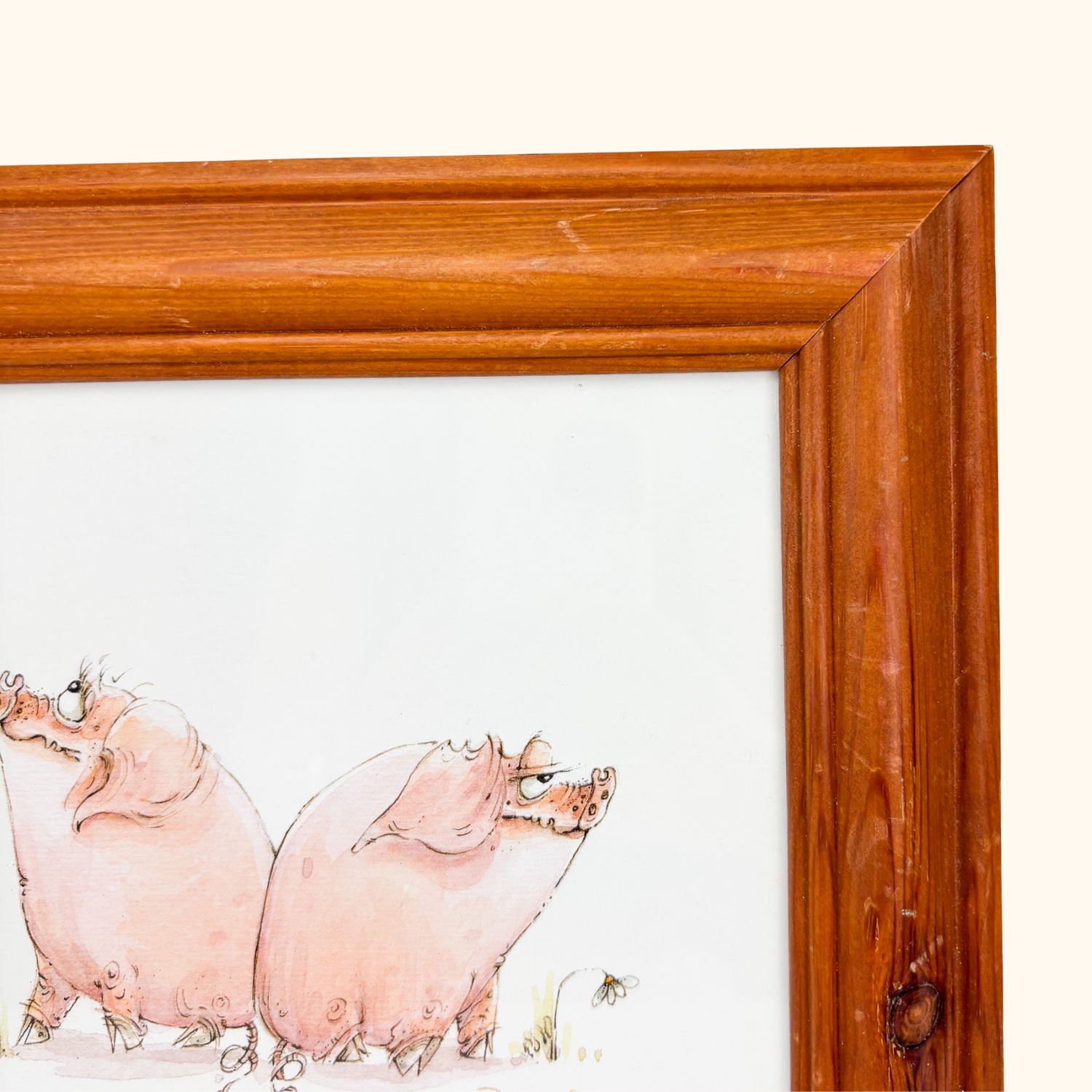 Judy Rossouw Whimsical Pigs Framed Print Judy Rossouw