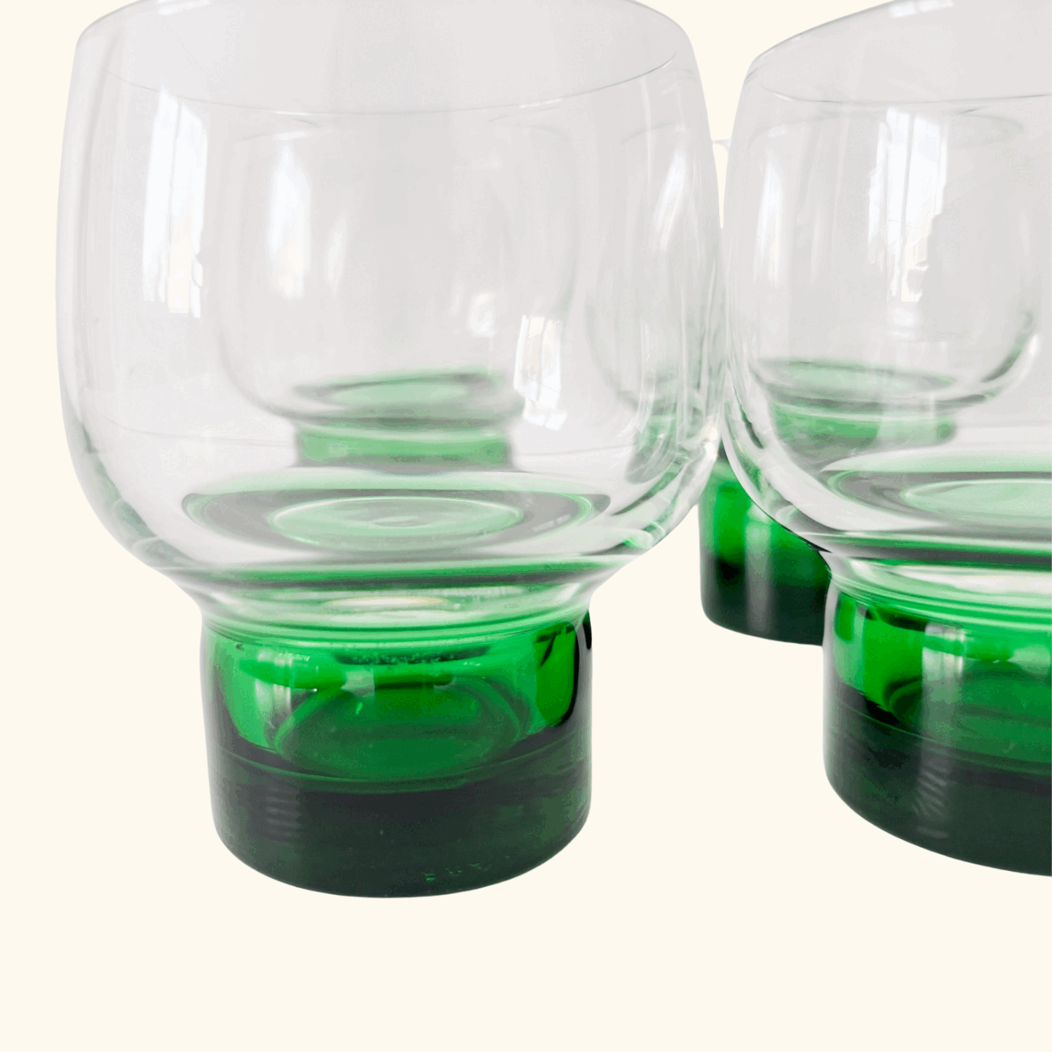 Luminarc Green Stem Whisky Glasses - Set of 6 -  - Glassware