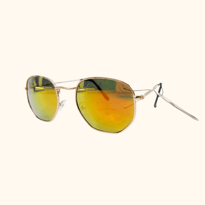 Parfois Hexagon Mirrored Sunglasses Parfois