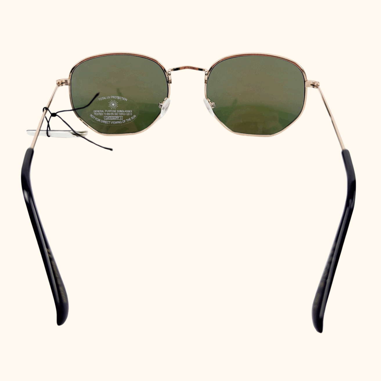 Parfois Hexagon Mirrored Sunglasses Parfois