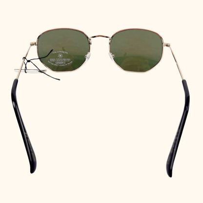 Parfois Hexagon Mirrored Sunglasses Parfois