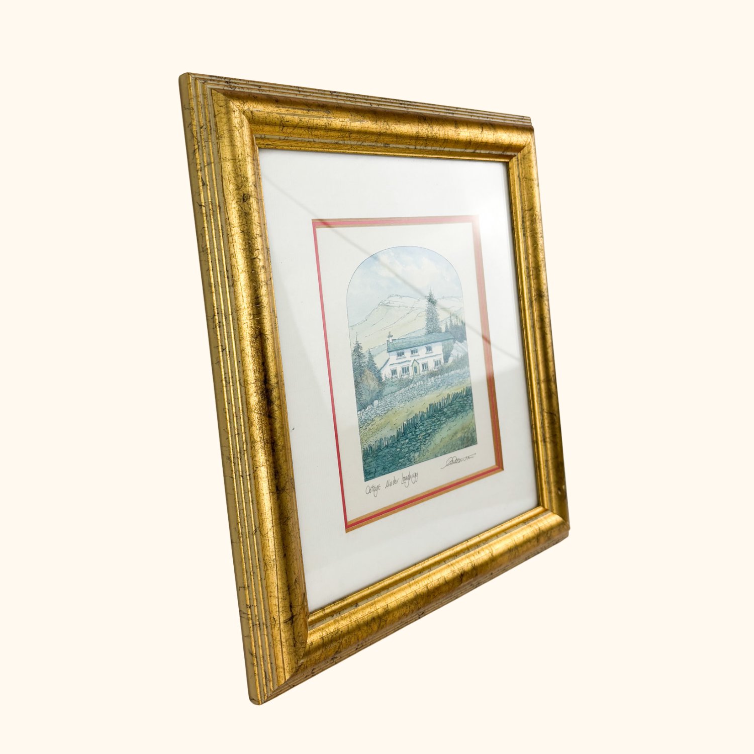 Cottage Under Loughrigg Framed Print Sunshine Thrift