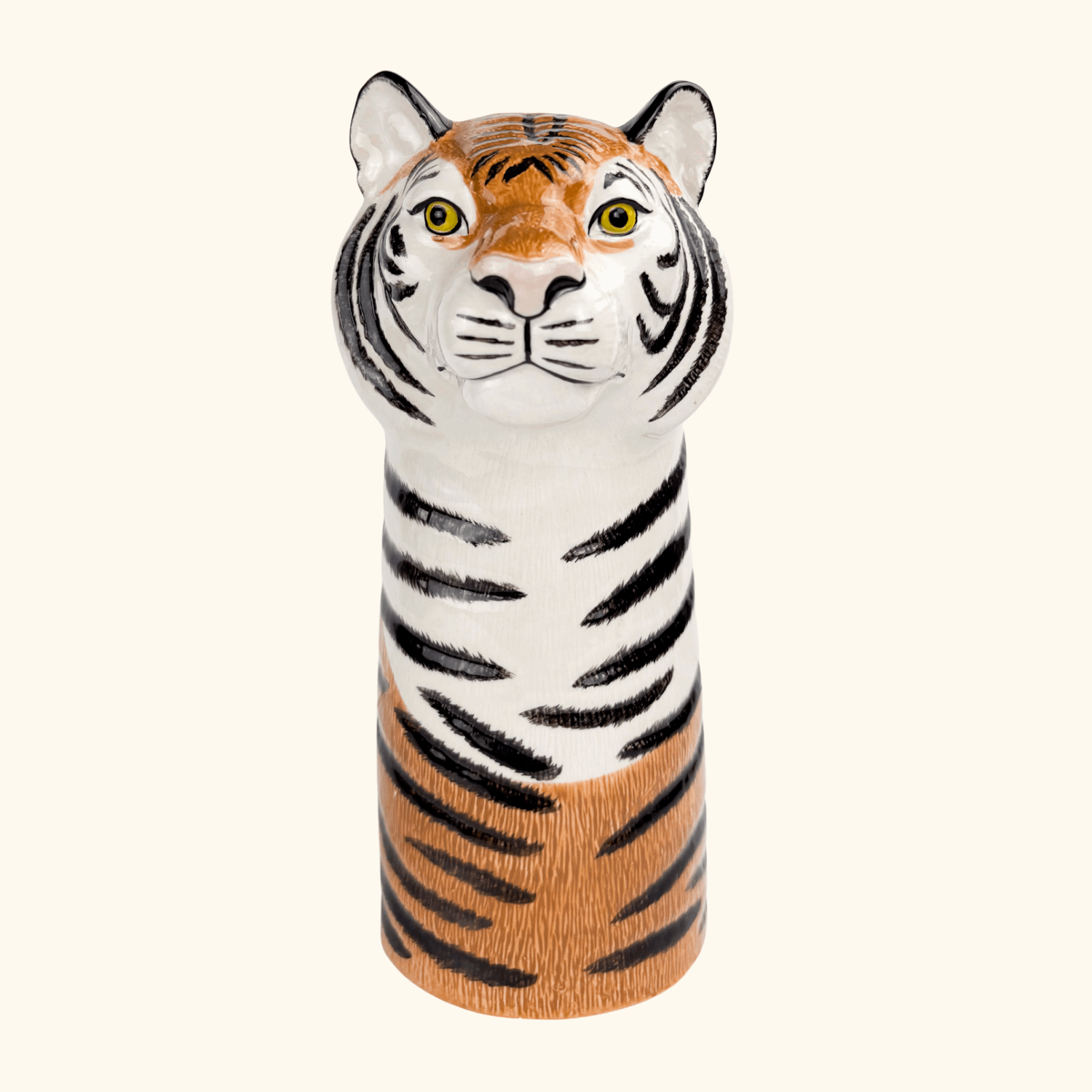 Quail Ceramics Tiger Head Vase Quail Ceramics