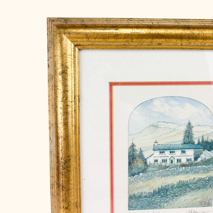 Cottage Under Loughrigg Framed Print Sunshine Thrift