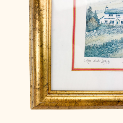 Cottage Under Loughrigg Framed Print Sunshine Thrift