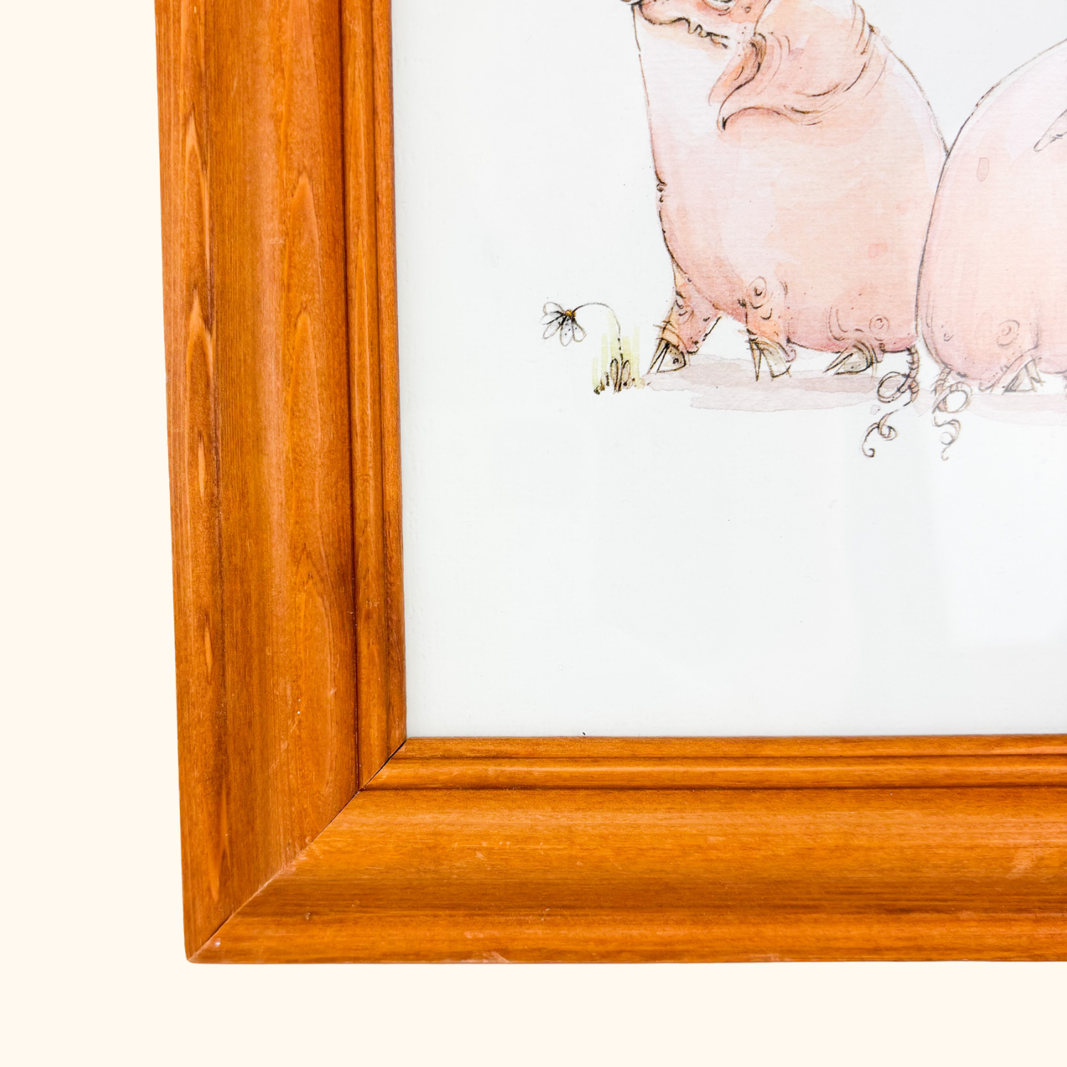 Judy Rossouw Whimsical Pigs Framed Print Judy Rossouw