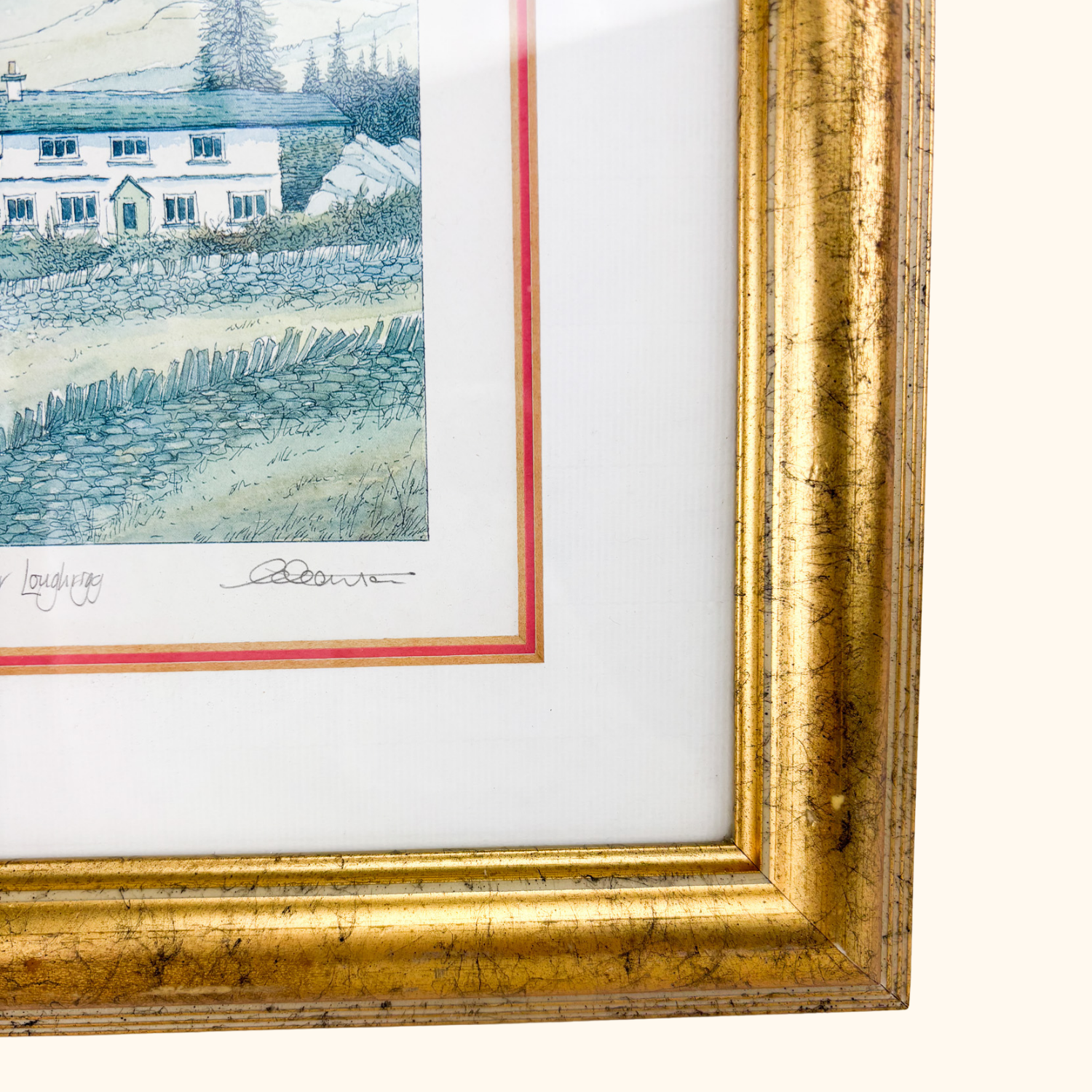 Cottage Under Loughrigg Framed Print Sunshine Thrift
