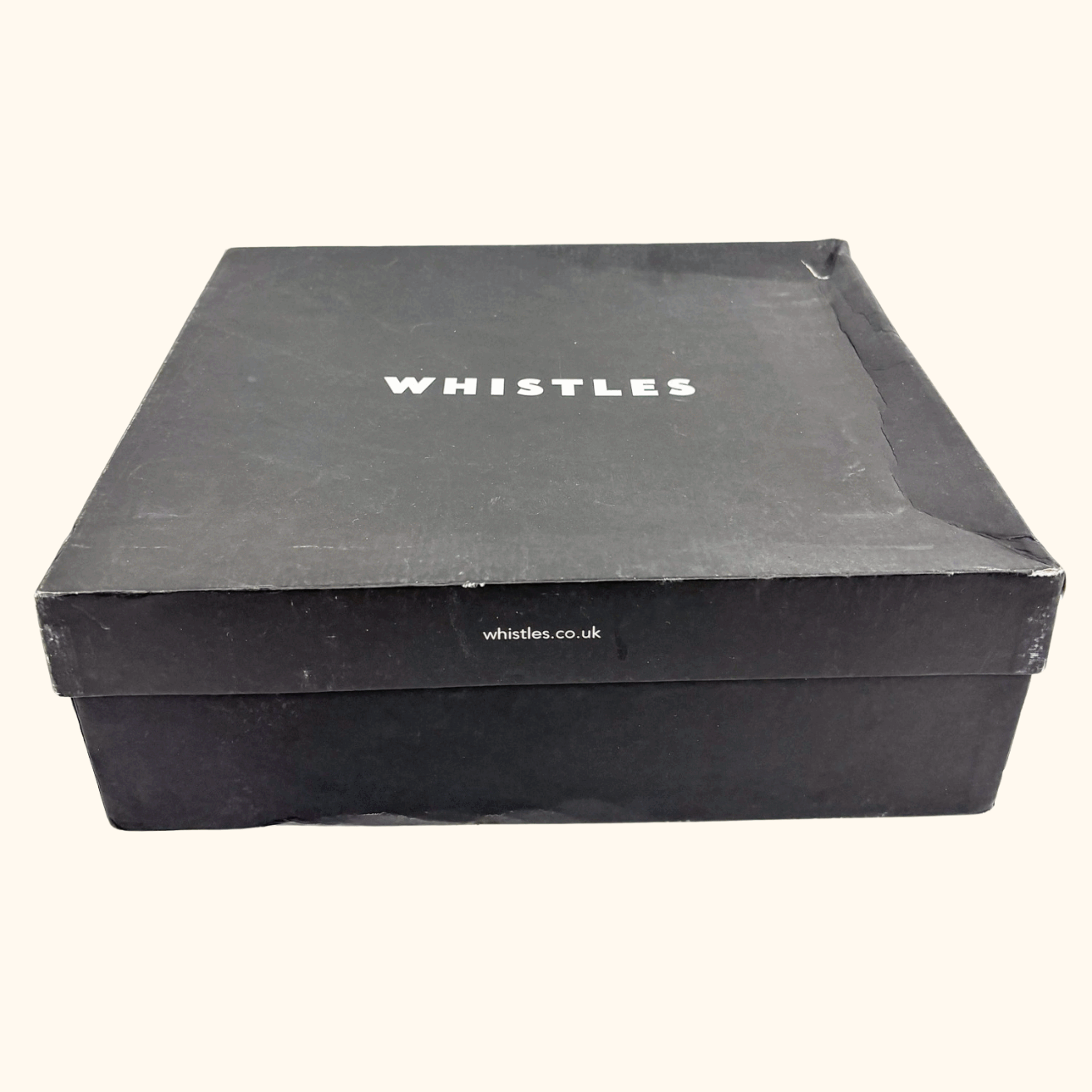 Whistles Navy Gia Block Heel Sandals - Size 6 Whistles