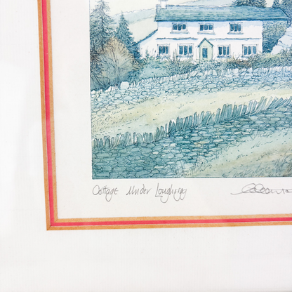Cottage Under Loughrigg Framed Print Sunshine Thrift