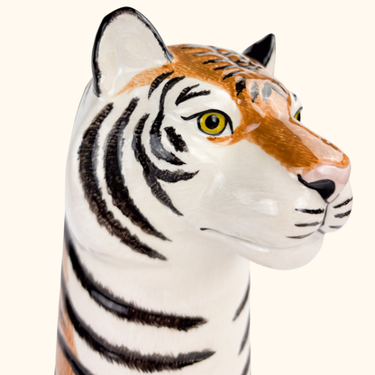 Quail Ceramics Tiger Head Vase -  - Vases