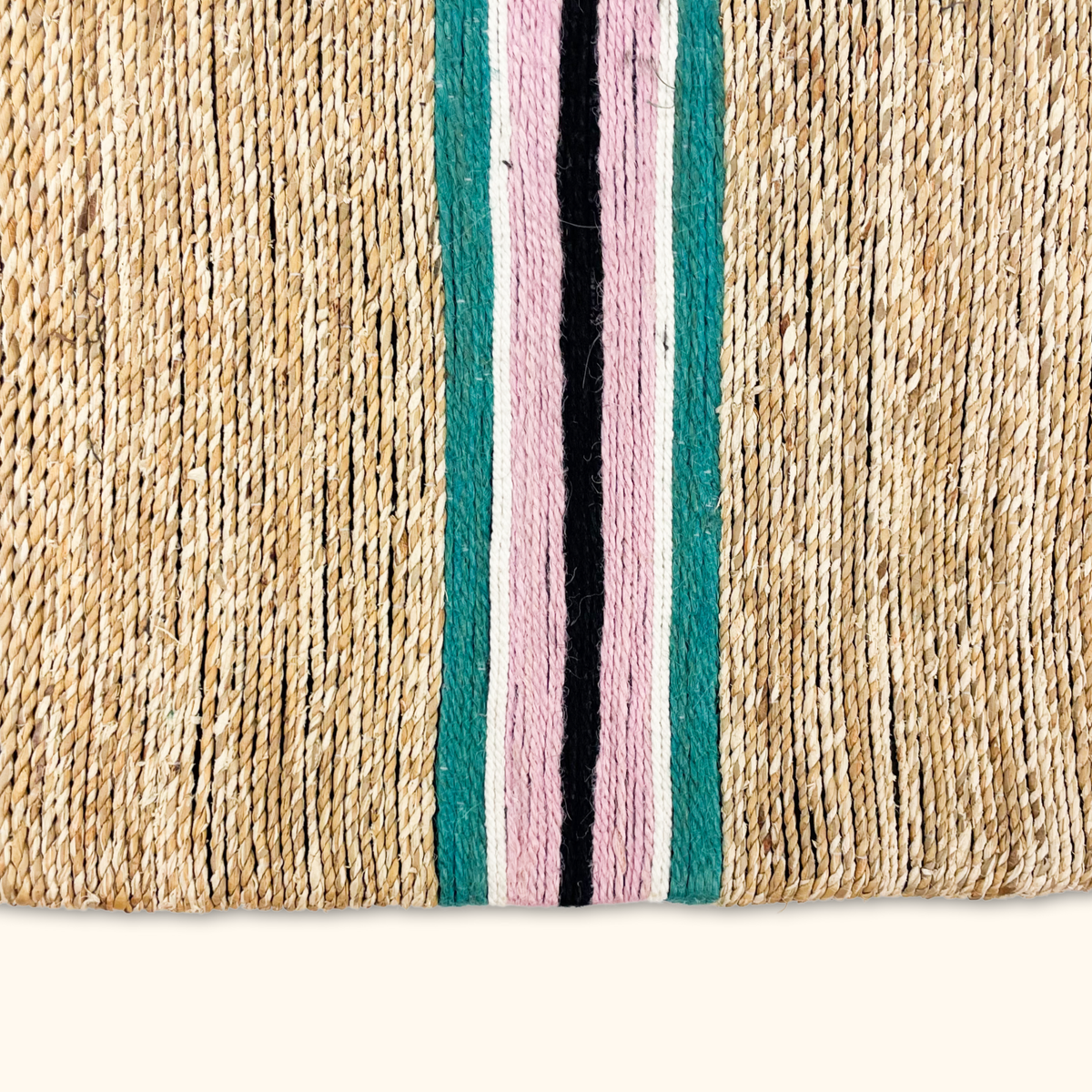 Zara Natural Fibre Jute Woven Tote Bag
