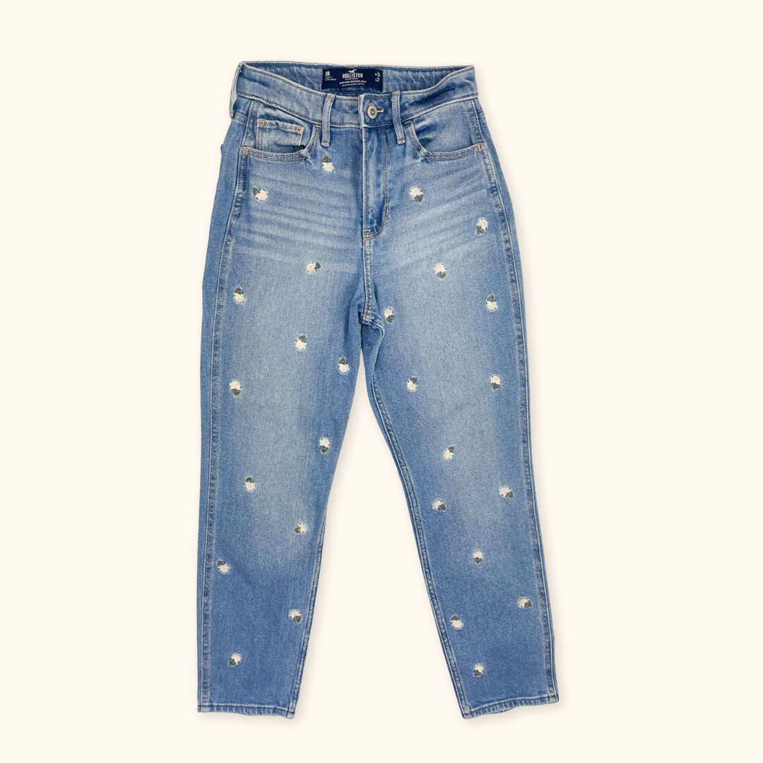 Hollister High Waist Floral Jeans - Size W26