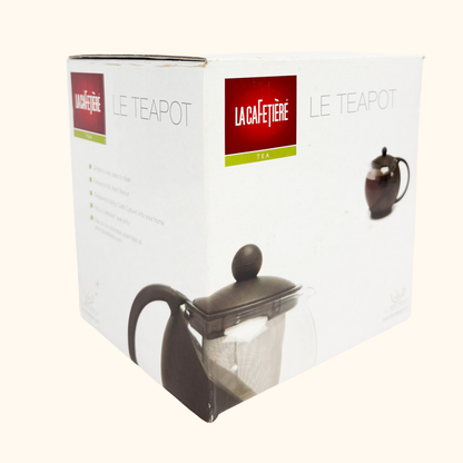 Black La Cafetiere Infuser Teapot Boxed -  - Kitchenware