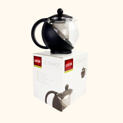 Black La Cafetiere Infuser Teapot Boxed -  - Kitchenware