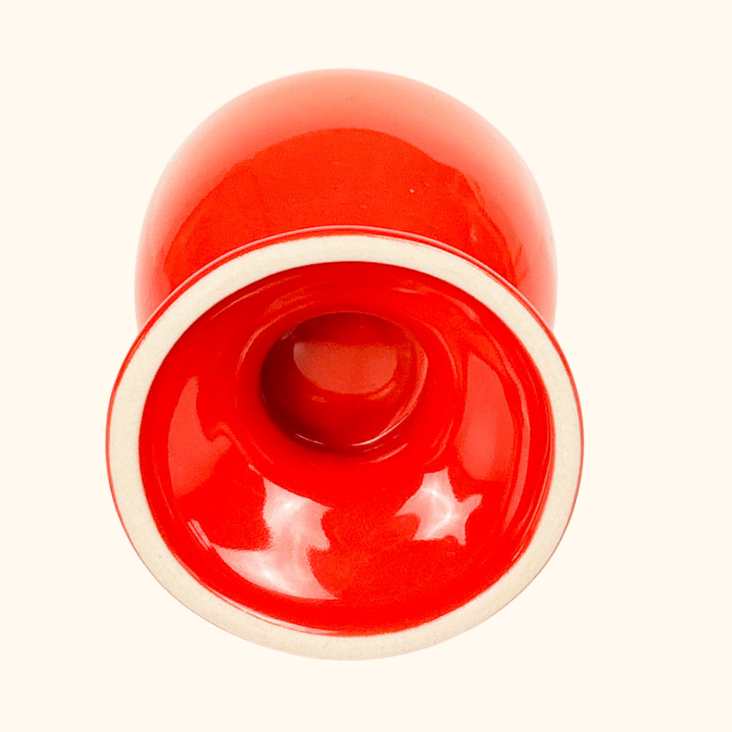 Le Creuset Volcanic Orange Stoneware Egg Cup Le Creuset