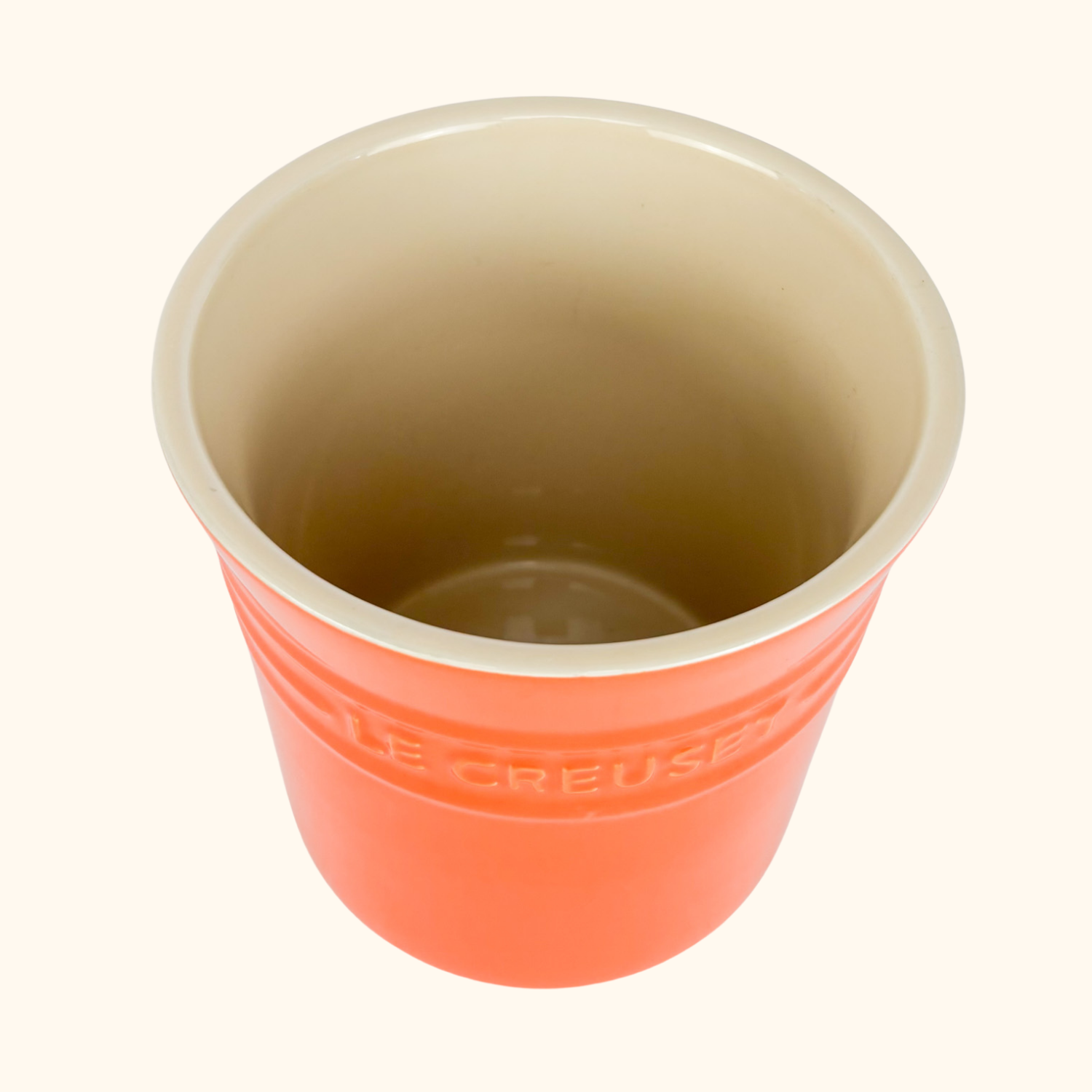 Le Creuset Stoneware Orange Medium Storage Jar 1.8L