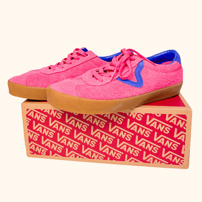 Vans Sports Low Bamboo Honeysuckle Pink Trainers - Size 7 Vans