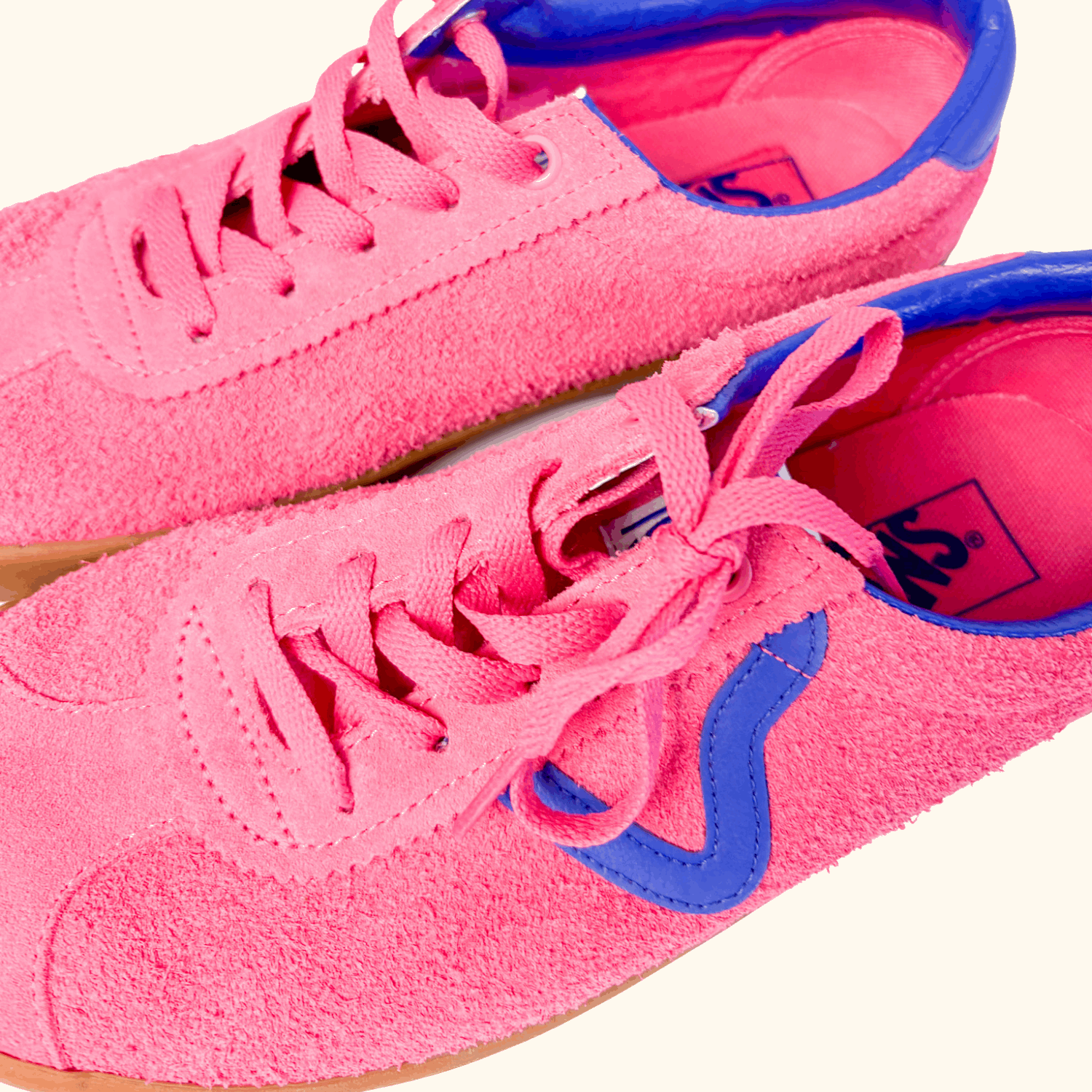 Vans Sports Low Bamboo Honeysuckle Pink Trainers - Size 7 Vans