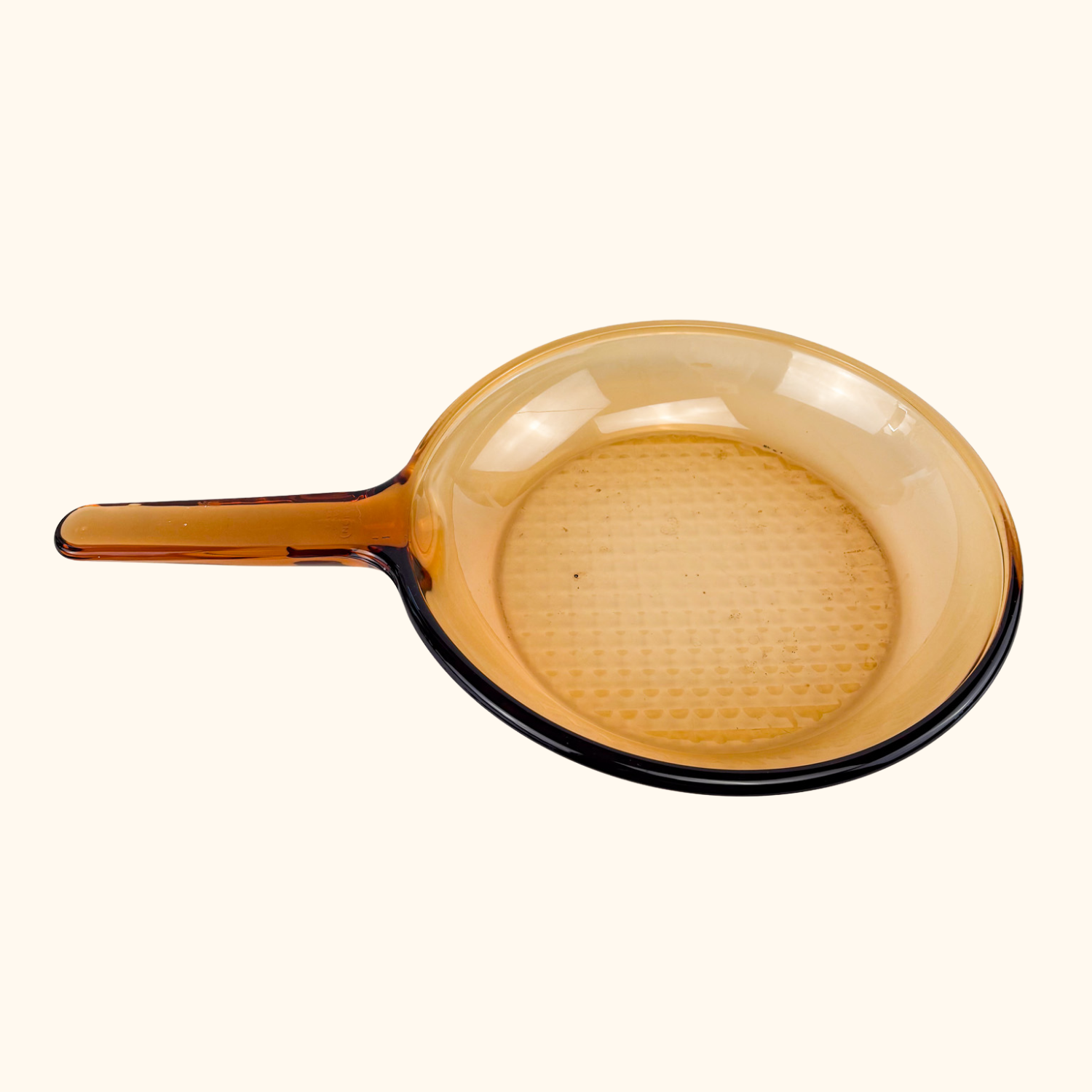 Vision Corning France Amber Glass Pan Skillet Set Vision Corning