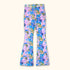 Topshop Blue Floral High Waisted Flared Trousers -  Size 12 - Topshop - Trousers