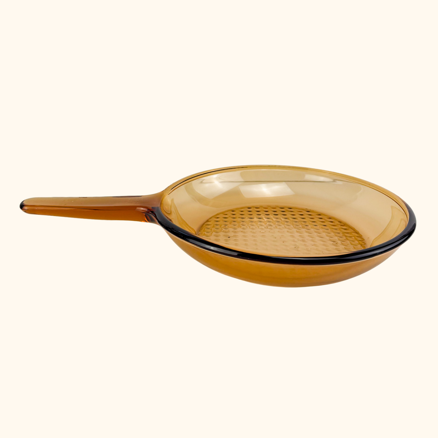 Vision Corning France Amber Glass Pan Skillet Set Vision Corning