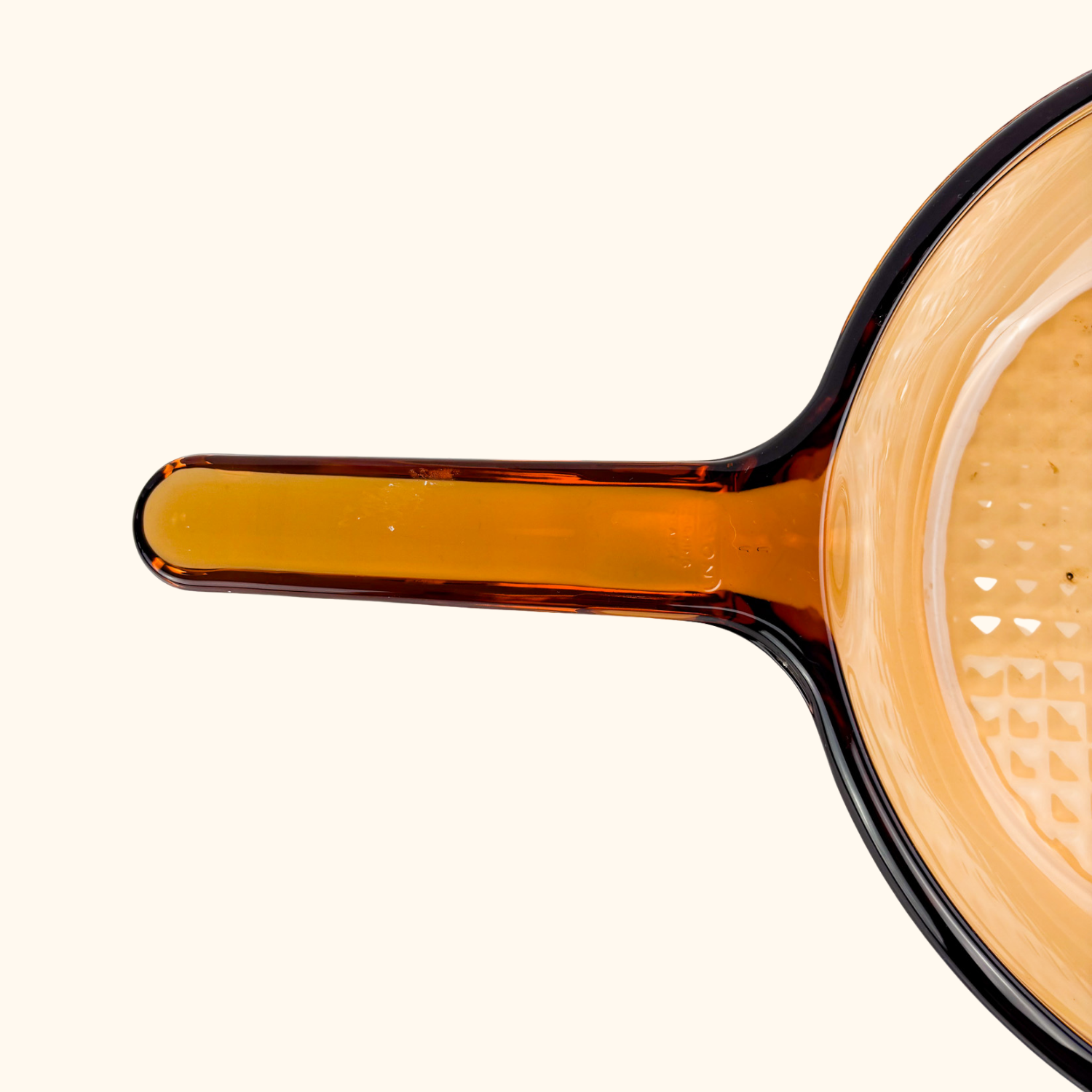 Vision Corning France Amber Glass Pan Skillet Set Vision Corning