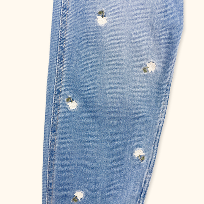 Hollister High Waist Floral Mom Jeans - Size W24
