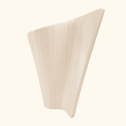 Arthur Wood Mid Century Orange and White Vase Arthur Wood