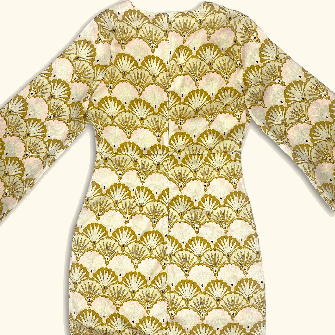 Never Fully Dressed Art Deco Long Sleeve Mini Dress - Size 6 -  - Dresses