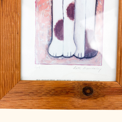 Vintage 2000s Kate Mawdsley Framed Cat and Dog Prints - Set of 3 Kate Mawdsley