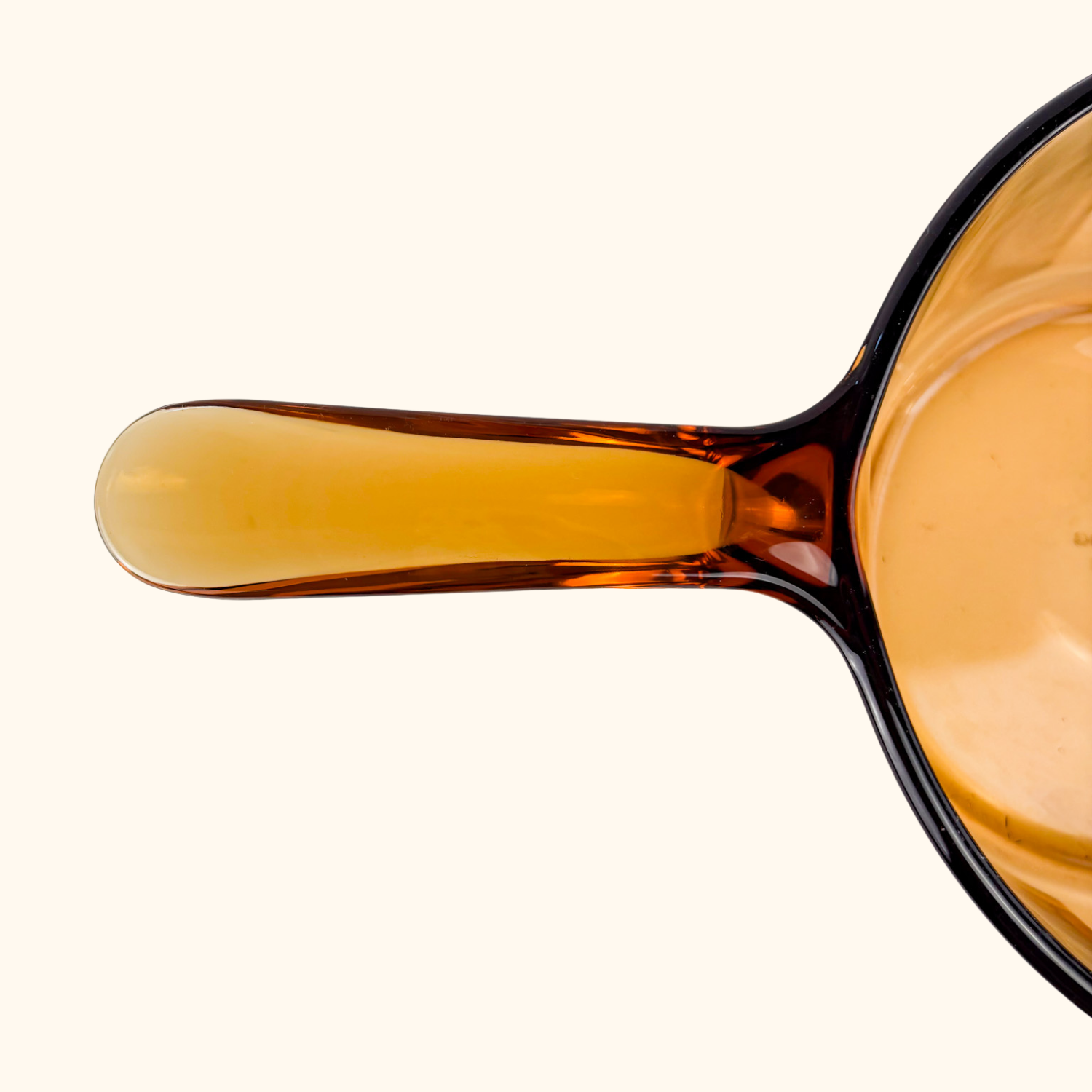 Vision Corning France Amber Glass Pan Skillet Set Vision Corning