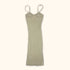 Zara Crochet Cream Ribbed Midi Dress - Size Large -  - Dresses