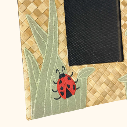 Ladybird Woven Large Picture Frame 6x4 Sunshine Thrift