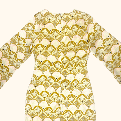Never Fully Dressed Art Deco Long Sleeve Mini Dress - Size 6 Never fully dressed