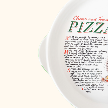 Vintage Rayware Pizza Recipe Serving Plate Rayware