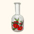 Red Flower Bottle Glass Vase -  - Vases