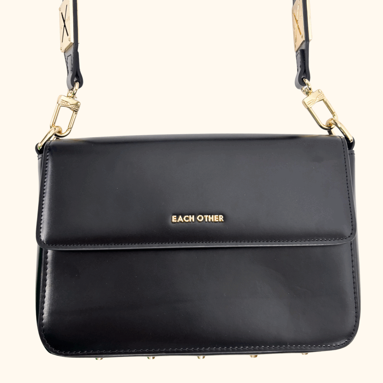 Each X Other Black Cow Leather Crossbody Bag Each X Other