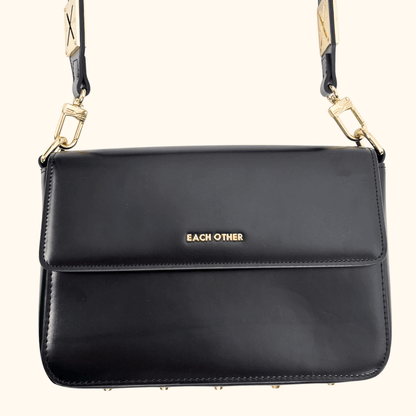 Each X Other Black Cow Leather Crossbody Bag Each X Other