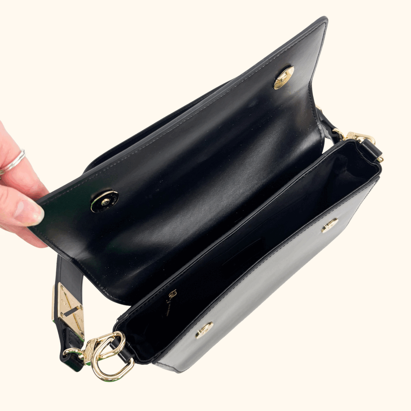 Each X Other Black Cow Leather Crossbody Bag Each X Other