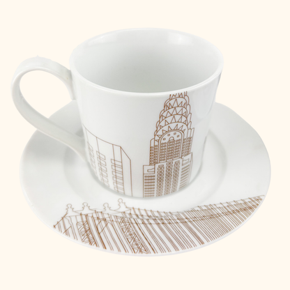 Kenneth Cole New York to China Cup and Saucer Set Kenneth Cole