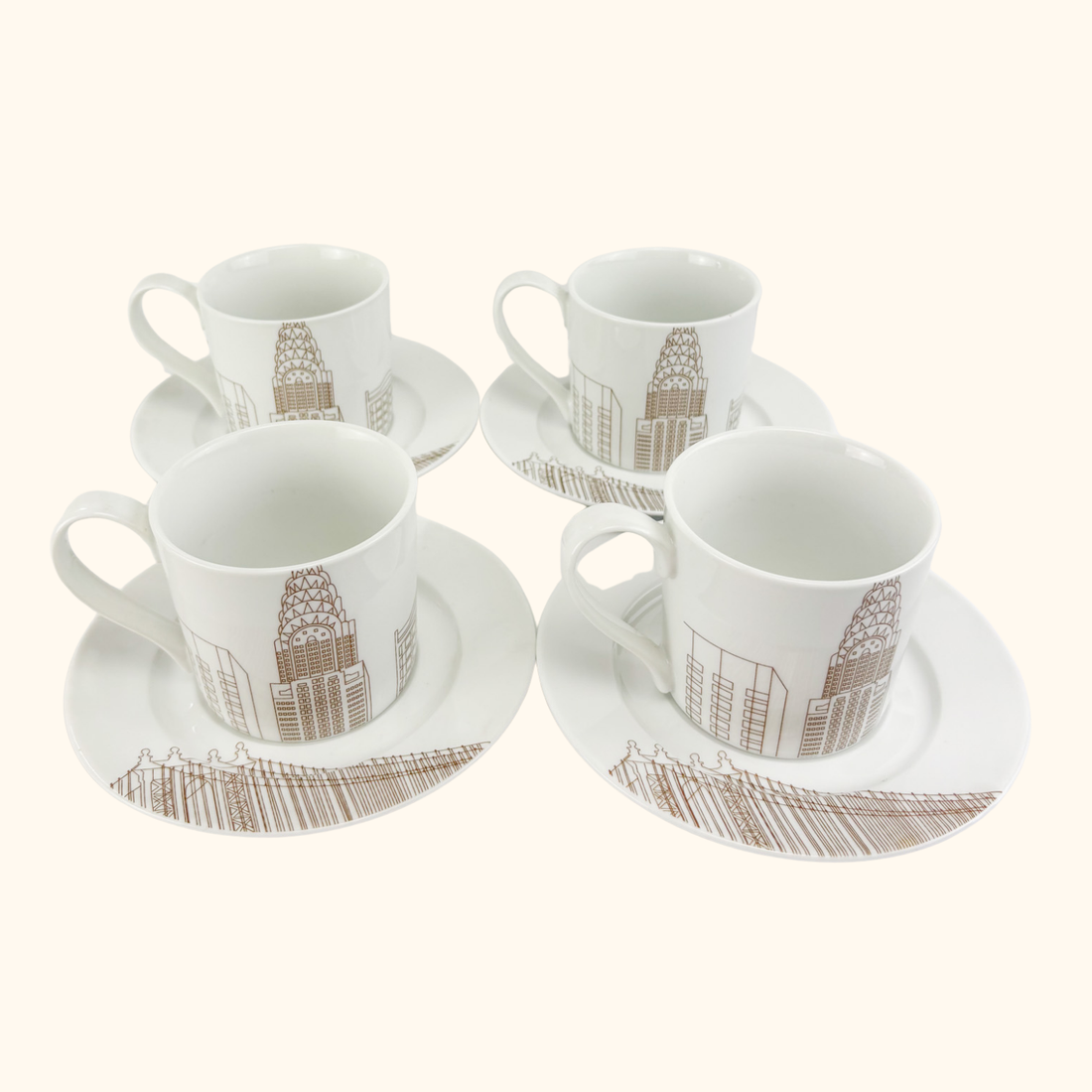 Kenneth Cole New York to China Cup and Saucer Set Kenneth Cole