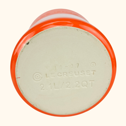 Le Creuset Stoneware Orange Medium Storage Jar 1.8L