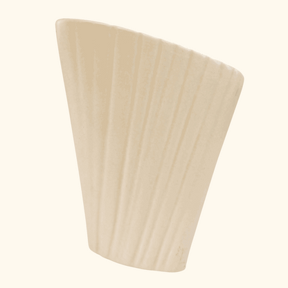 Arthur Wood Mid Century Orange and White Vase Arthur Wood