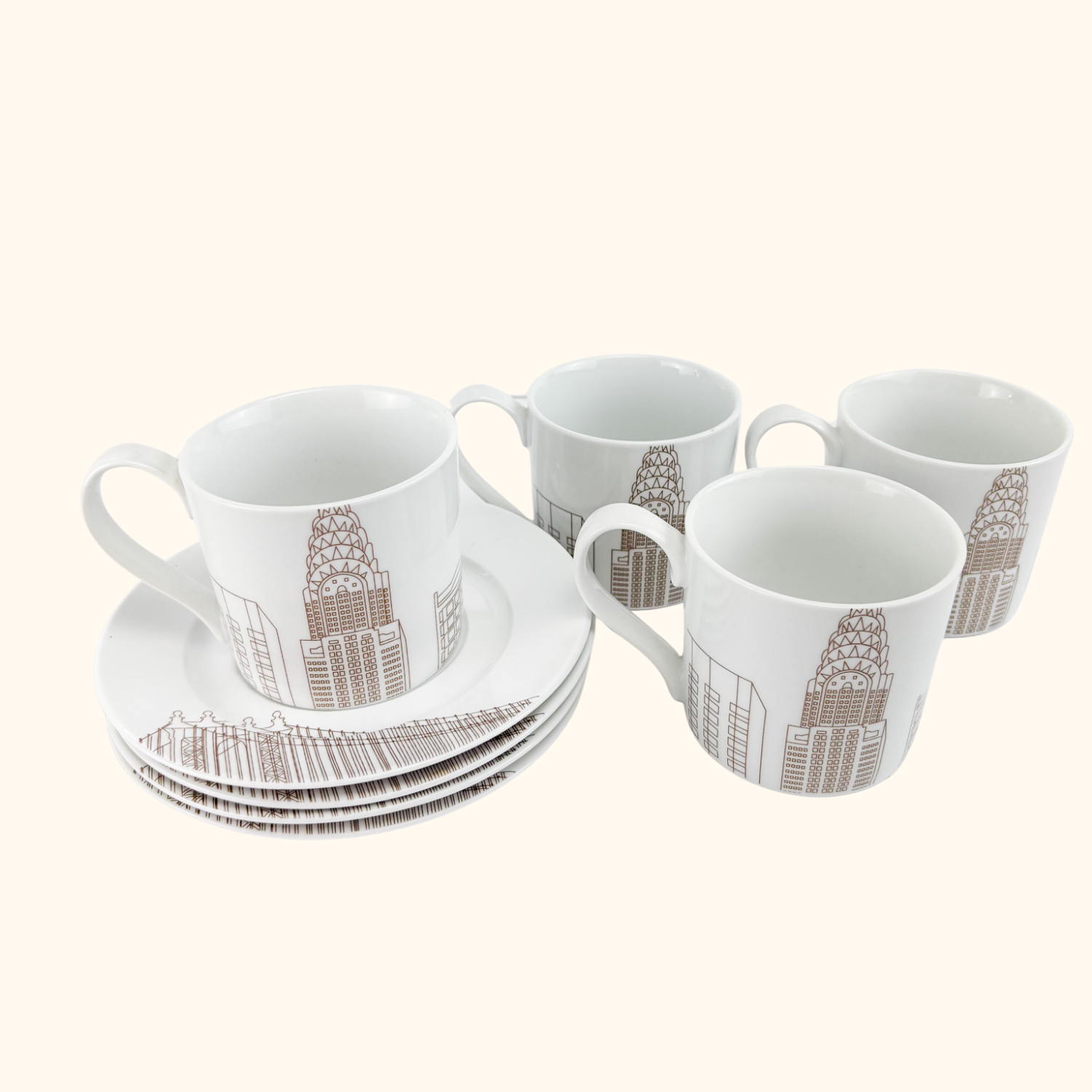 Kenneth Cole New York to China Cup and Saucer Set Kenneth Cole