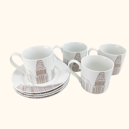Kenneth Cole New York to China Cup and Saucer Set Kenneth Cole