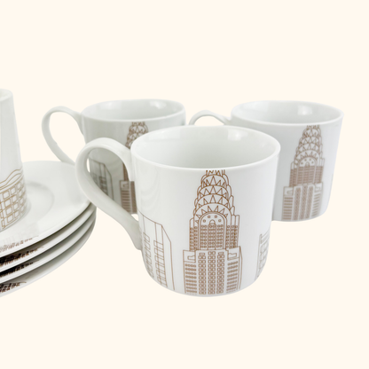 Kenneth Cole New York to China Cup and Saucer Set Kenneth Cole