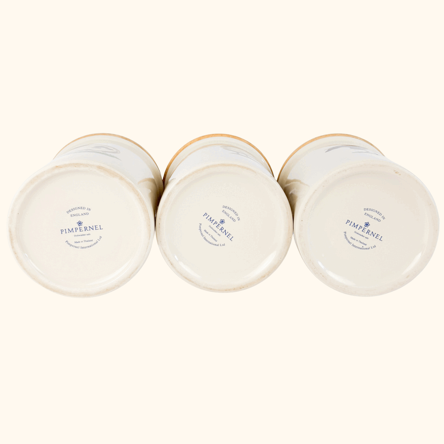 Pimpernel Farm Animal Ceramic Storage Jars Set of 3 Pimpernel