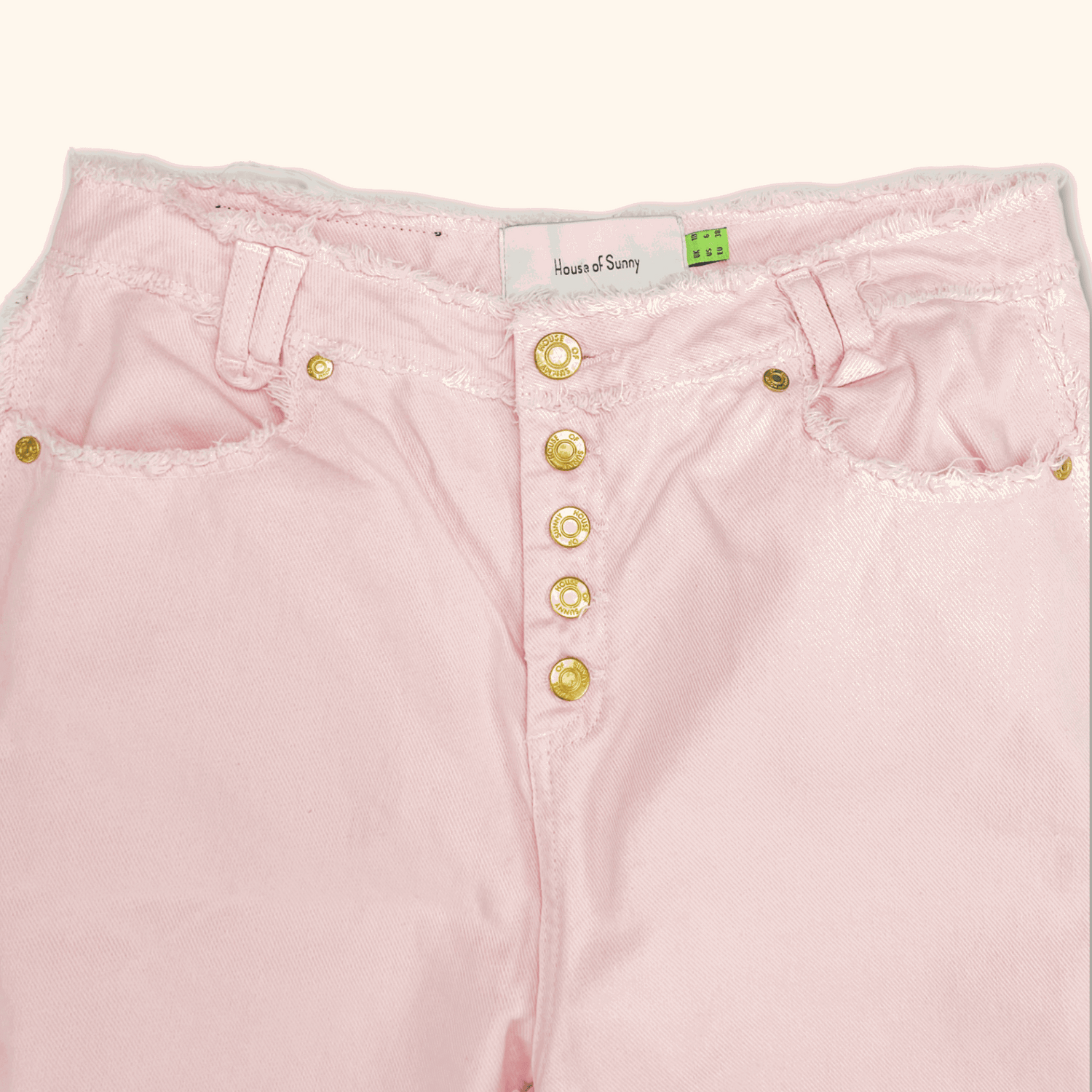 House Of Sunny Pink Cloud Jeans - Size 10 HouseOfSunny